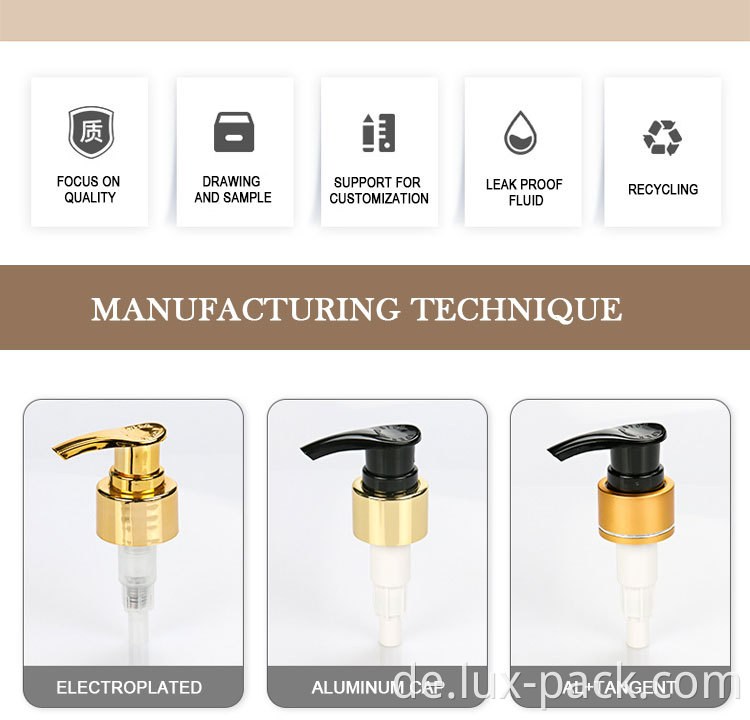 28mm 40 mm pp Plastikschaumbrustpumpe Paw Blumenschaumspender Pumpe